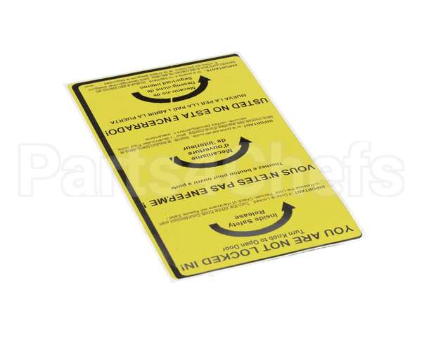 146868 Norlake Safety Sticker