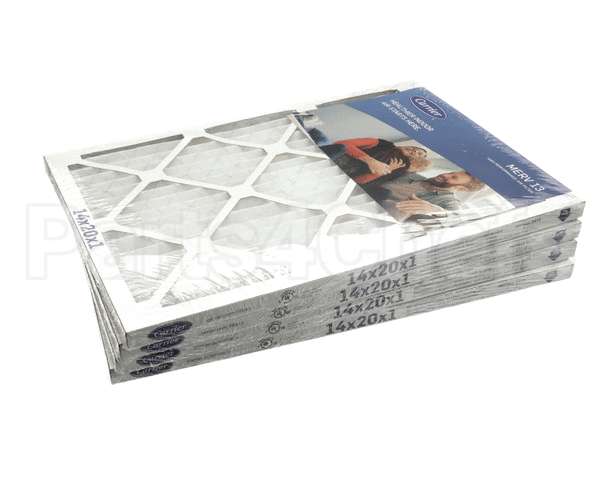 14X20X1-M13-C-P4 Carrier Merv 13 1" Air Filter, 14"X20"X1", 4 Pac
