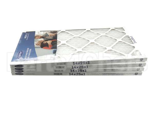 14X25X1-M13-C-P4 Carrier Merv 13 1" Air Filter, 14"X25"X1", 4 Pac