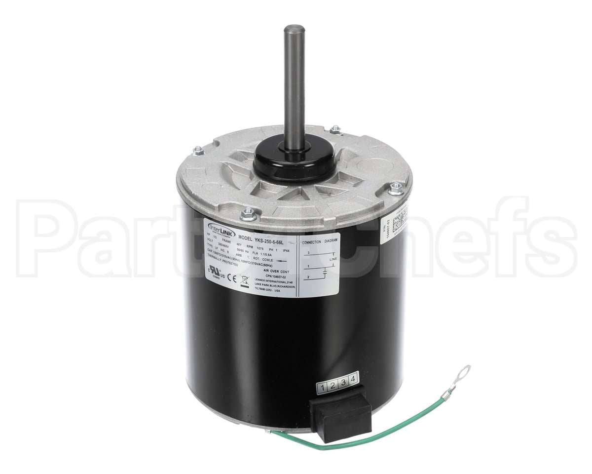 14Y70 Lennox Condenser Fan Motor, 1/3 Hp, 1075 Rpm, 3