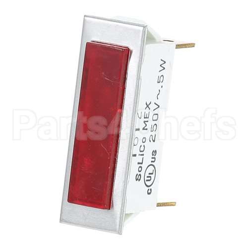 1523B8713 Compatible Star Signal Light 3/8" X 1-5/16" Red 250V