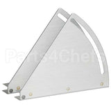 1530-1010-1251 Compatible Standard Keil Bracket, Sneeze Guard Adj., Set