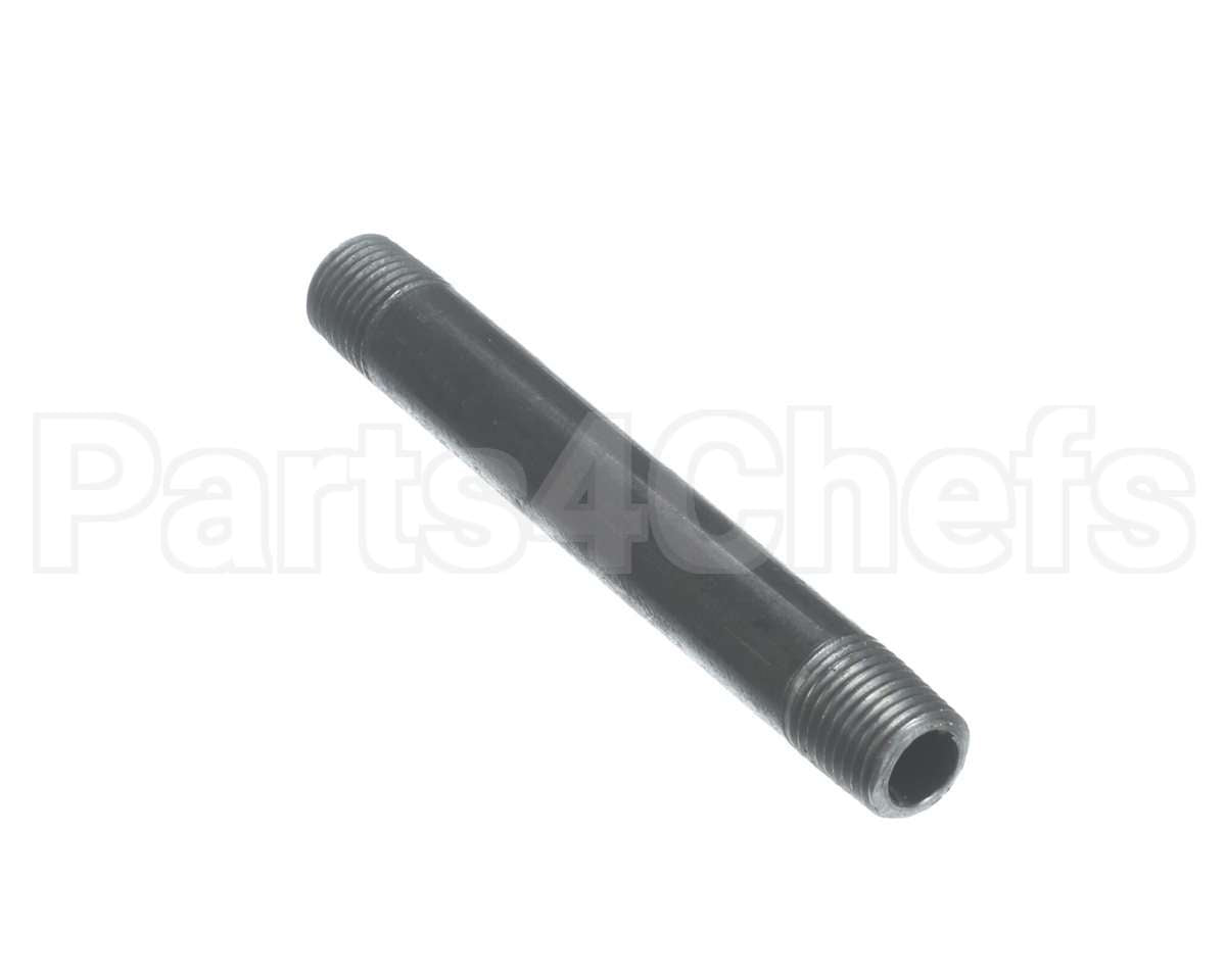 153321 Duke Nipple,1/4X4 Black Iron