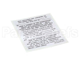155-000039-001 Pitco Conversion Sticker