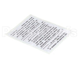 155-000039-001 Pitco Conversion Sticker