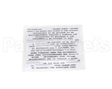 155-000039-001 Pitco Conversion Sticker