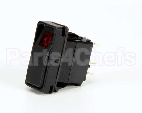 155546 Groen Power Switch, Recessed Rocker, Red Indic