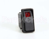 155546 Groen Power Switch, Recessed Rocker, Red Indic
