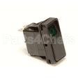 155548 Compatible Groen Powerswitch, Recessed R Ocker, Green Indicator L