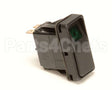 155548 Groen Power Switch, Recessed Rocker, Green Ind