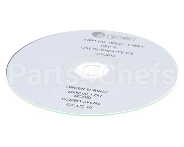 155943 Groen Cd - Service Manual, Combo Ove