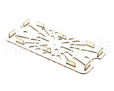 156818 Duke Shelf,Drain 1/3 Size-Amber 6-15/16 X 12-