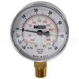 1594 Compatible Groen Compound Gauge 2-1/2, 30Vac-60Psi