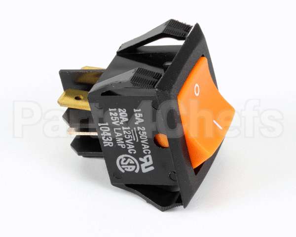 160406 Duke Switch,Lighted,Dpst,20A @125V Lrgsck611-