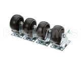 160620 Norlake Caster Kit Plate Type (Set Of