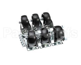 160621 Norlake Caster Kit Plate Type (Set Of