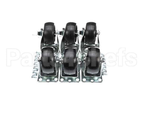 160621 Norlake Caster Kit Plate Type (Set Of