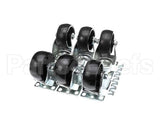 160621 Norlake Caster Kit Plate Type (Set Of