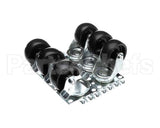 160621 Norlake Caster Kit Plate Type (Set Of