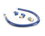 16100BPQ2S60 Dormont 1 Dia., 60 Blue Hose, Snapfast, 2 Swivel