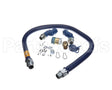 16100BPQ2SR60 Dormont 1 Dia., 60 Blue Hose, Snapfast, 2 Swivel
