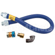 16100BPQ48 Compatible Dormont Gas Connector Kit 1" X 48" W/ Qd And Elbow