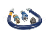 16100BPQS36 Dormont 1 Dia., 36 Blue Hose, Snapfast, Swivel M