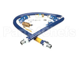 16100KIT2S72 Dormont 1 Dia., 72 Blue Hose, Snapfast, 2 Swivel
