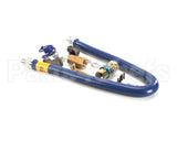 16100KIT48 Dormont Gas Hose, Blue, 1" X 48", Snapfast,Valve