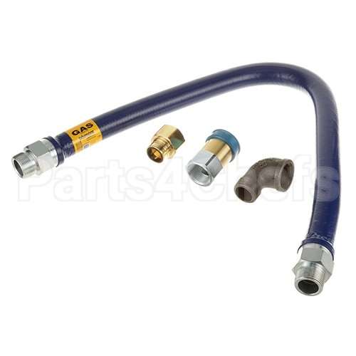 16125BPQ48 Compatible Dormont 1-1/4"Dia., 48" Blue Hose, Snapfast, 1 Elbow