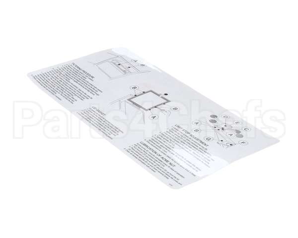 16182 Henny Penny Label-Filter Instruction