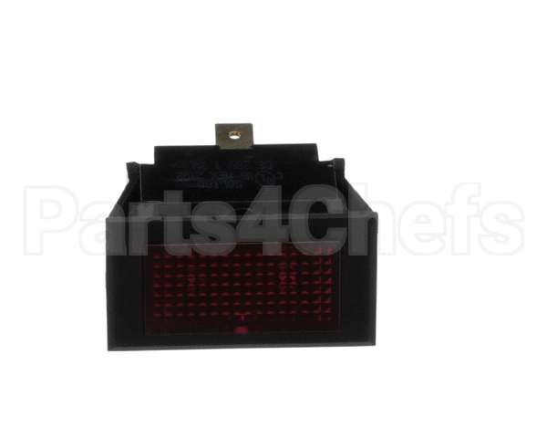 1621000 Garland Lamp-Red Lens Black Bezel 28V