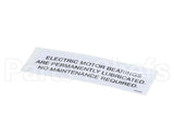 16342 Henny Penny Label - Electric Motor