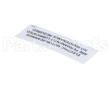 16342 Henny Penny Label - Electric Motor