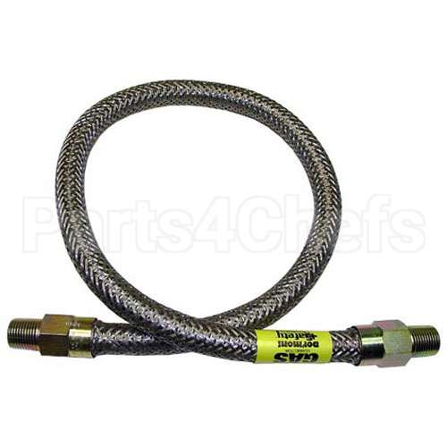 1650B36 Compatible Dormont Gas Connector 1/2" Mpt X 36"