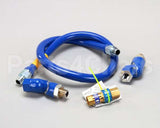 1650BPQ2S48 Dormont 1/2 Dia., 48 Blue Hose, Snapfast, 2 Swiv