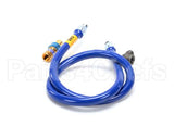 1650BPQ60 Dormont 1/2" Dia., 60 Blue Hose, Snapfast, 1 Elb