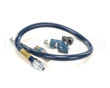 1650BPQS48 Dormont 1/2 Dia., 48 Blue Hose, Snapfast, Swivel