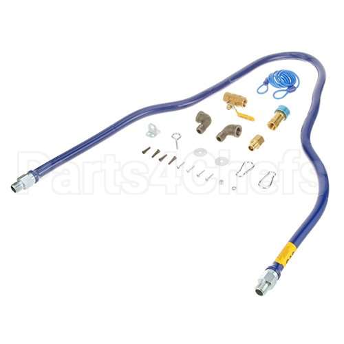 1650KIT72 Compatible Dormont Gas Hose Kit, 1/2" Dia", Snapfast Disconnect
