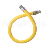 1650NPFS24 Compatible Dormont Coated Gas Connector 1/2" Mpt X 24"