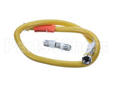1650NPFS48 Dormont Stationary Gas Connector, 1/2 Dia., 48 L