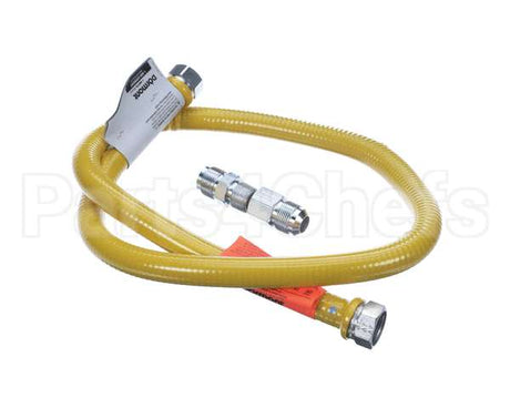 1650NPFS48 Dormont Stationary Gas Connector, 1/2 Dia., 48 L
