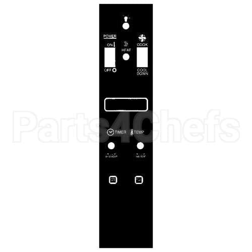 1657702 Compatible Midwest Appliance Parts Overlay - 2 Key/1 Speed