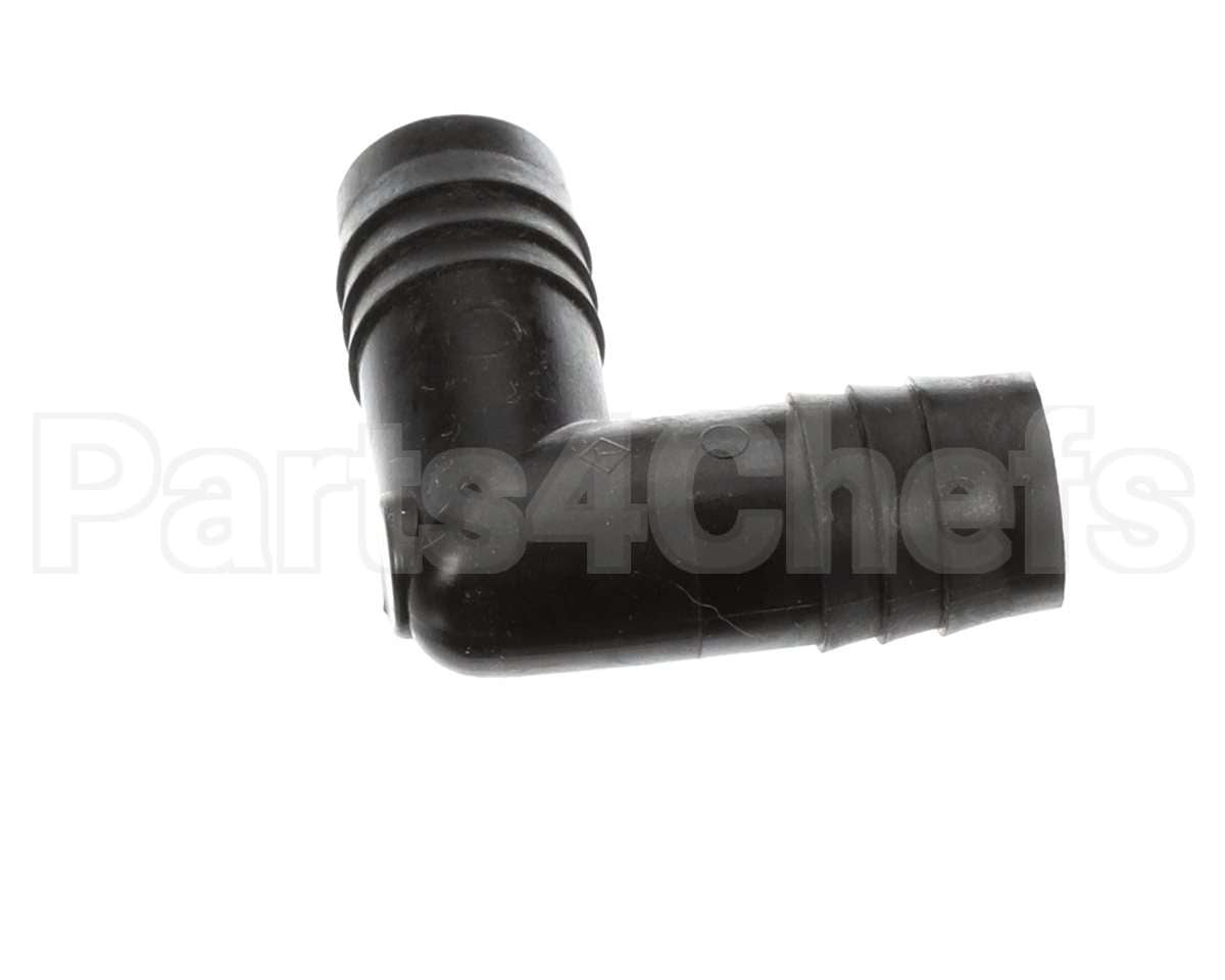 166092000 Cornelius Fitting L 90 Pvc 5/8Bb (2) Blk