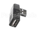 166184 Duke Usb. 2.0 Male To Female Rt. Angle Adapte