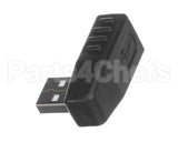 166184 Duke Usb. 2.0 Male To Female Rt. Angle Adapte