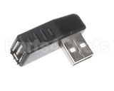 166184 Duke Usb. 2.0 Male To Female Rt. Angle Adapte