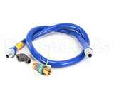 1675BPQ72 Dormont 3/4" Dia., 72" Blue Hose, Snapfast, 1 El