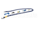 1675BPQS72 Dormont 3/4 Dia., 72 Blue Hose, Snapfast, Swivel