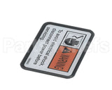 168569 Henny Penny Label-Warning Disc. Power